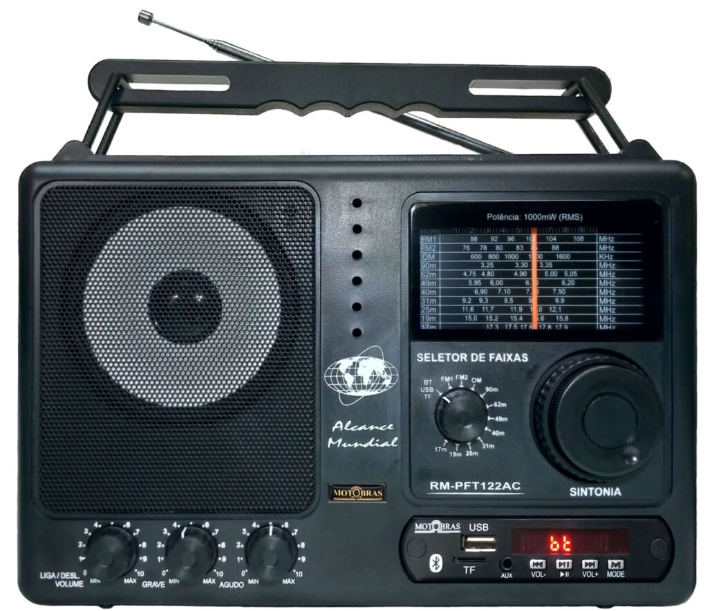 RM-PFT122AC- Rádio 12 Faixas, Bluetooth – Motobras